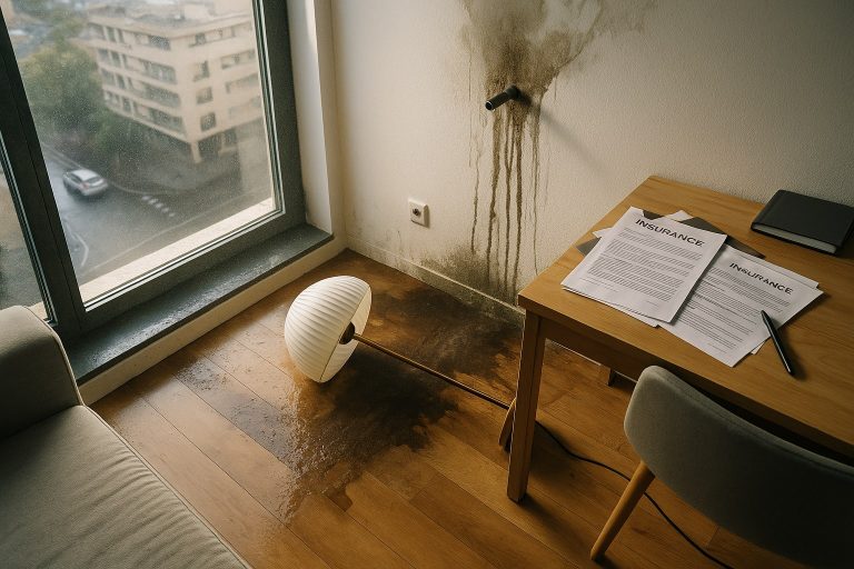 Cómo elegir un seguro de hogar si vives en un piso alto: coberturas frente a daños por agua causados a vecinos