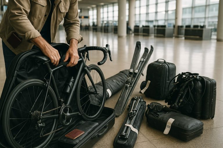 Cómo elegir un seguro de viaje si viajas con equipaje deportivo: bicicletas, esquís y material técnico Cómo elegir un seguro de viaje si viajas con equipaje deportivo: bicicletas, esquís y material técnico