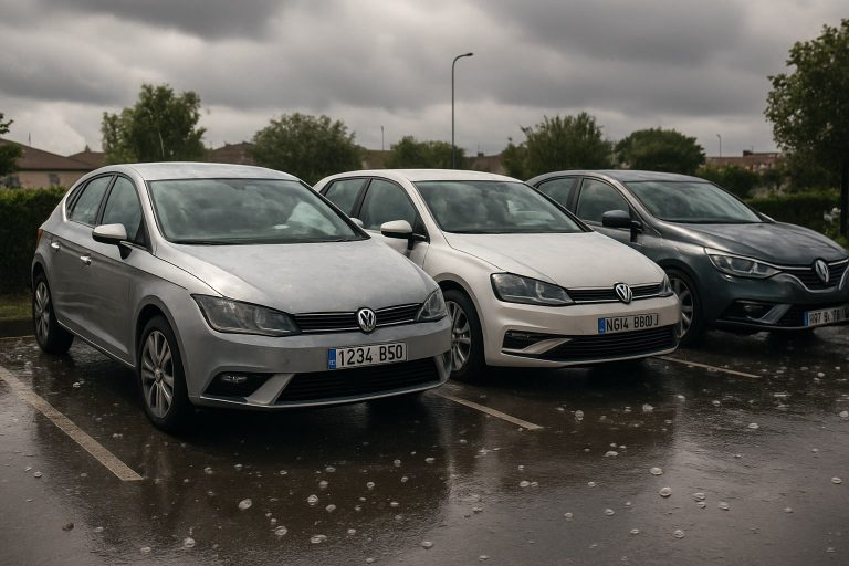 Cómo elegir un seguro de coche que cubra bien el granizo: coberturas, franquicias y plazos para dar parte